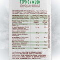GRANDI MOLINI 100% Grano Italiano Farina TIPO 0 /  W200 1kg