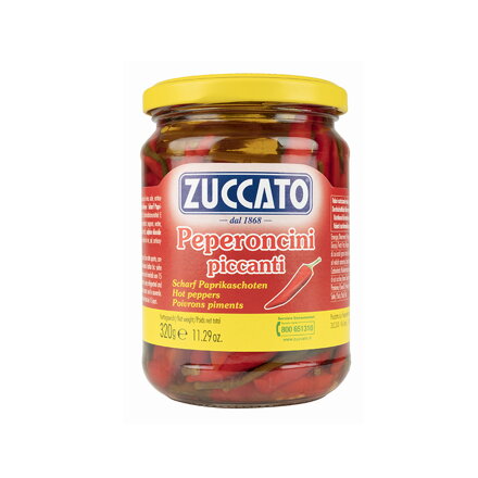 ZUCCATO - Peperoncini piccanti 370ml/320g