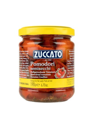 ZUCCATO - Polosušené paradajky 212 ml/190g