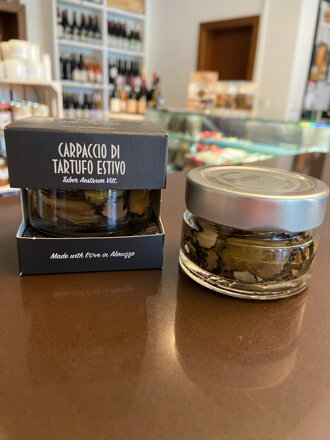 LA SPORA Carpaccio di tartufo estivo - Carpaccio z Letnej Hľuzovky  40g LA SPORA Carpaccio di tartufo estivo - Carpaccio z Letnej Hľuzovky  40g