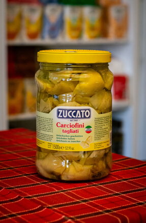 ZUCCATO Carciofi - Artičoky krájané 1,5 kg