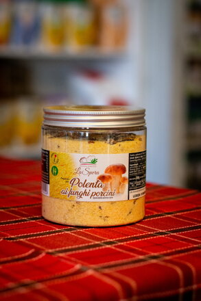 LA SPORA Polenta ai funghi porcini - Kukuričná kaša s hríbmi -350g