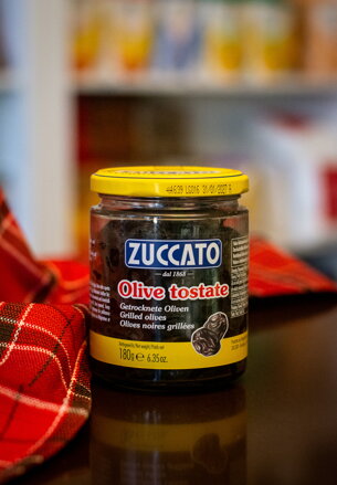 ZUCCATO  Olive Nere Tostate 180 g
