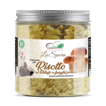 LA SPORA Risotto al Tartufo e funghi porcini - Rizoto s hľuzovkou a hríbmi 200g