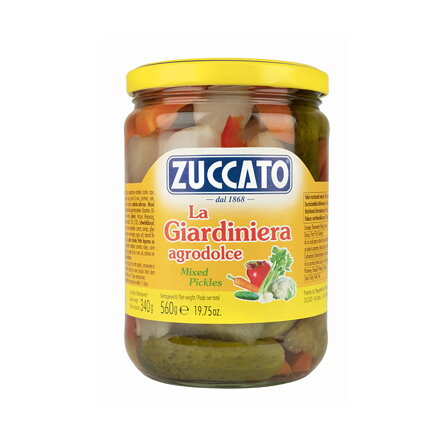 ZUCCATO  La Giardiniera  Gourmet -Zelenina MIX v oleji 950g