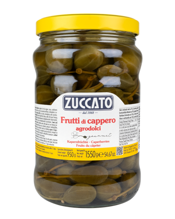 ZUCCATO  Frutti di Cappero - Kapary so stopkou 1550g