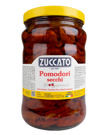 ZUCCATO Pomodori secchi - Sušené paradajky 1,5kg