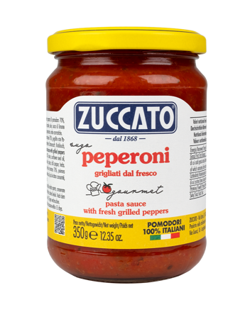 ZUCCATO Sugo Peperoni griagliati dal fresco - Hotová omáčka z grilovanej papriky 350g