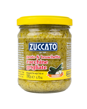ZUCCATO Pesto & bruschetta Zucchine grigliate  - Pesto z grilovanej cukety 190 g