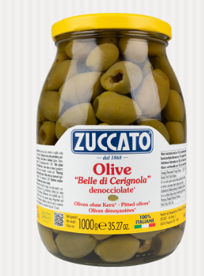 ZUCCATO Olive Belle di Cerignola denocciolate 1kg