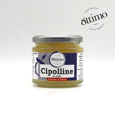8ttimo Cipolline in aceto - Zaváraná cibuľka 212ml
