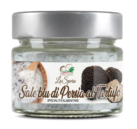 LA SPORA Sale blu di Persia al tartufo - Perzská modrá soľ s hľuzovkou 80g