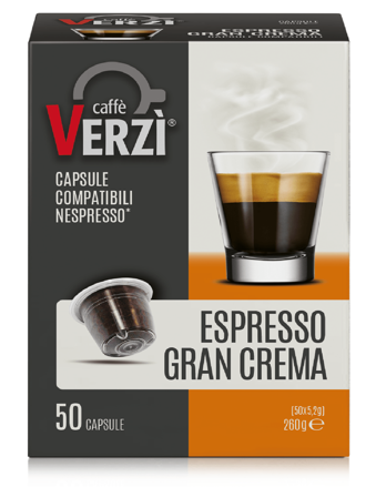 VERZI CAFFÉ Nespresso capsule Gran Crema 50ks