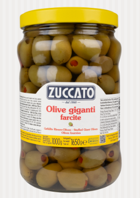 ZUCCATO Olive giganti farcite 1650 g