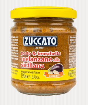 ZUCCATO Pesto Melanzane alla Siciliana - Pesto zo sicílskych baklažánov 190g