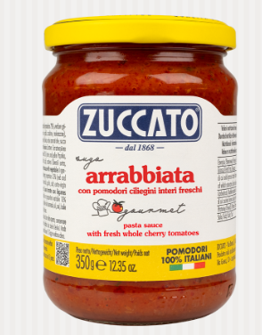 ZUCCATO Sugo Arrabbiata - Hotová omáčka Arrabbiata 350g