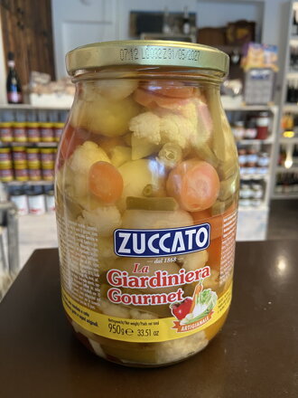 ZUCCATO  La Giardiniera  Gourmet -Zelenina MIX  v oleji 950g