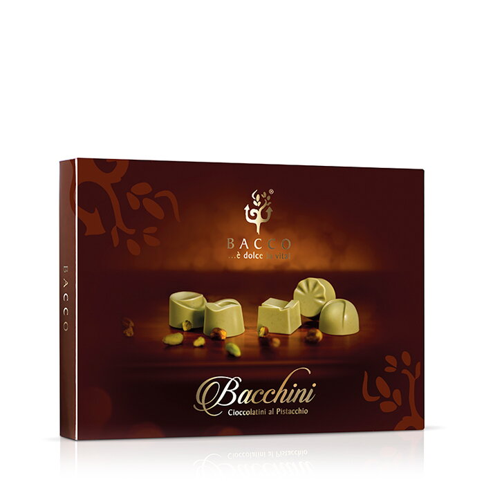 BACCO BACCHINI - Čokoládové pralinky s pistáciami 110g