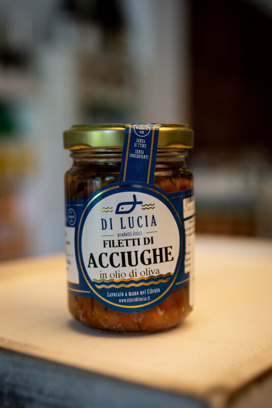 DI LUCIA Acciughe - sardely v olivovom oleji 150g