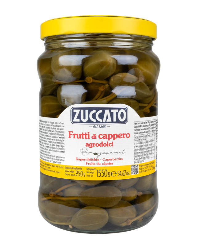 ZUCCATO  Frutti di Cappero - Kapary so stopkou 1550g