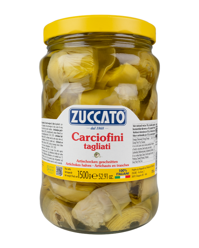 ZUCCATO Carciofi tagliati - Artičoky krájané 1,5 kg