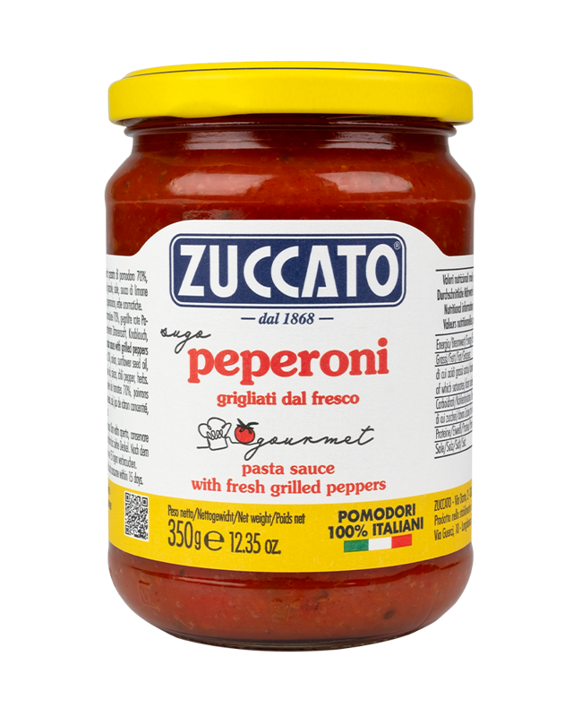 ZUCCATO Sugo Peperoni griagliati dal fresco - Hotová omáčka z grilovanej papriky 350g