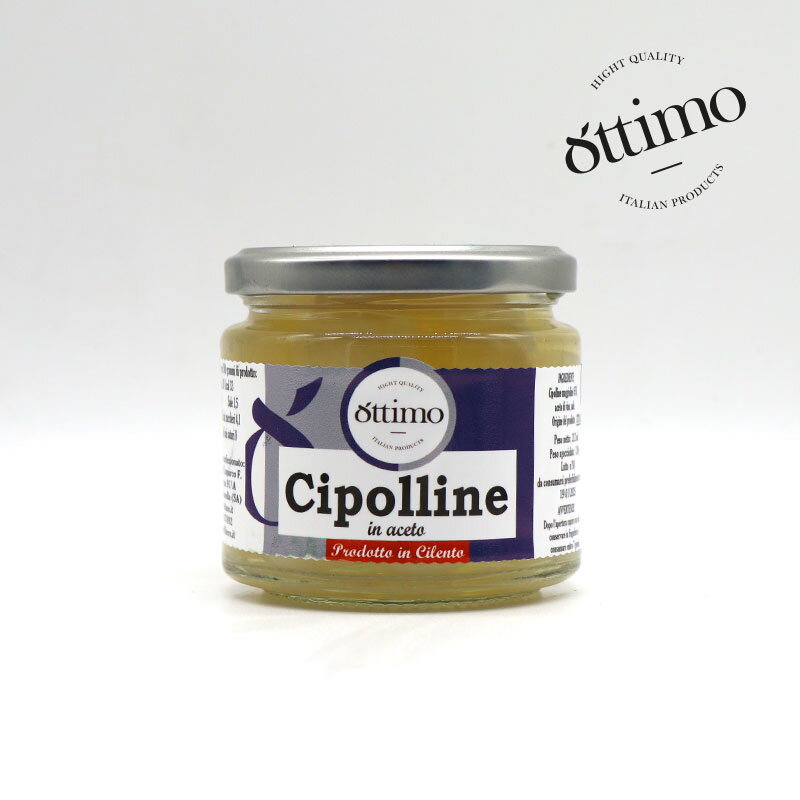 8ttimo Cipolline in aceto - Zaváraná cibuľka 212ml