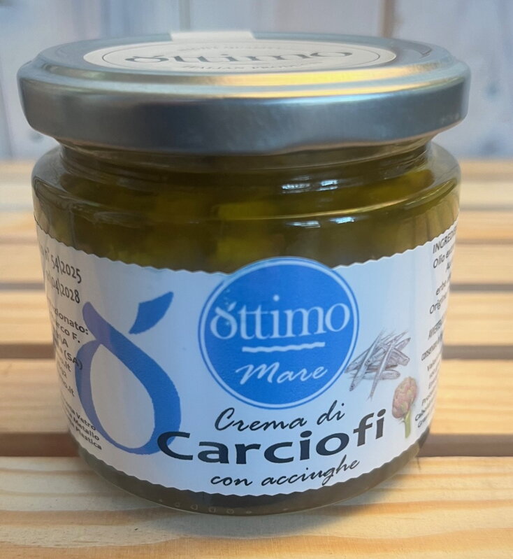 8ttimo Crema di carciofi con acciughe - Krém z artičokov a sardeliek 180g