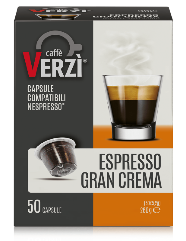 VERZI CAFFÉ Nespresso capsule Gran Crema 50ks