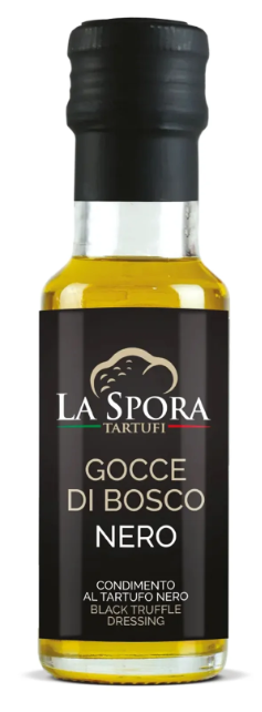 LA SPORA Gocce di Bosco Nero - Olivový olej s čiernou hľúzovkou 100ml