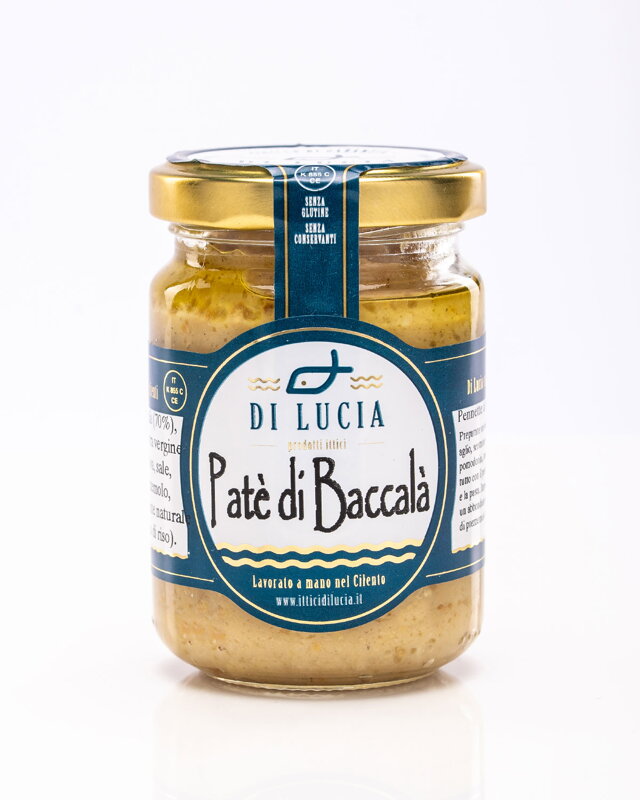 DI LUCIA Paté di Baccalá in olio di oliva - Paštéta z tresky v olivovom oleji 130g
