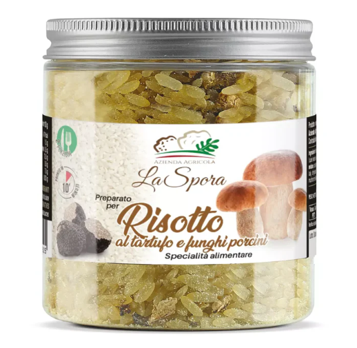 LA SPORA Risotto al Tartufo e funghi porcini - Rizoto s hľuzovkou a hríbmi 400g