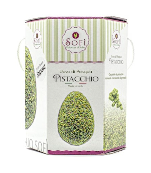 Pistáciové vajíčko s chrumkavou polevou 350g