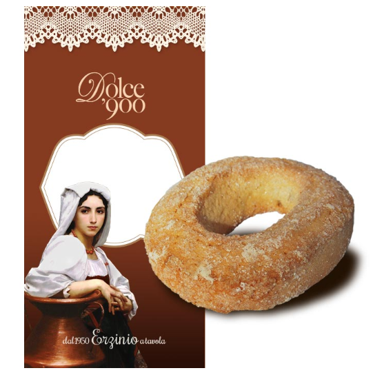 DOLCE 900 Ciambelline al vino - Sladké vínové pečivo 250g