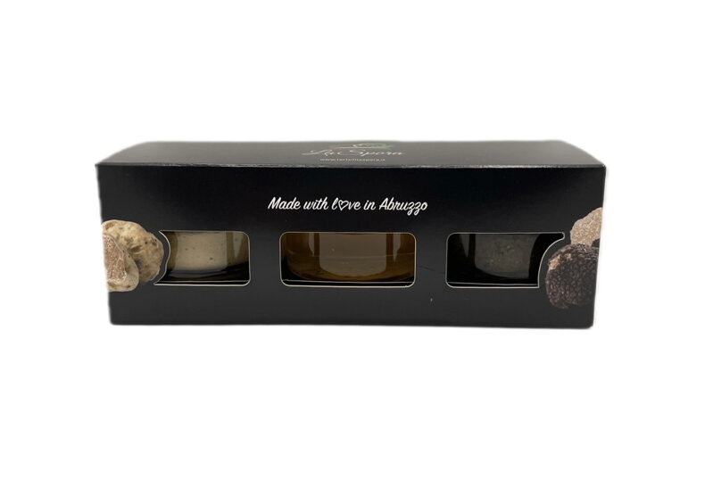 LA SPORA Scatola tris idea regalo - Darčekové  balenie Tartufo 140g